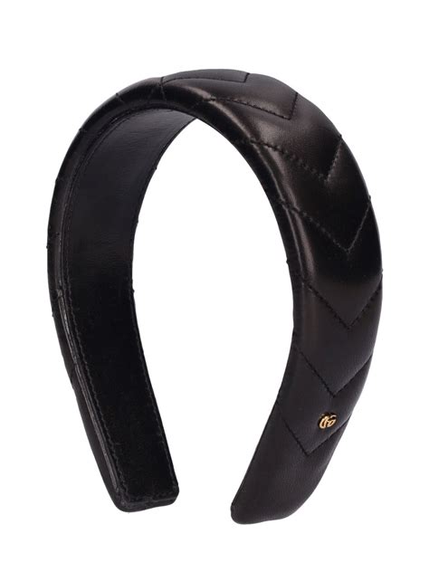 gucci leather headband